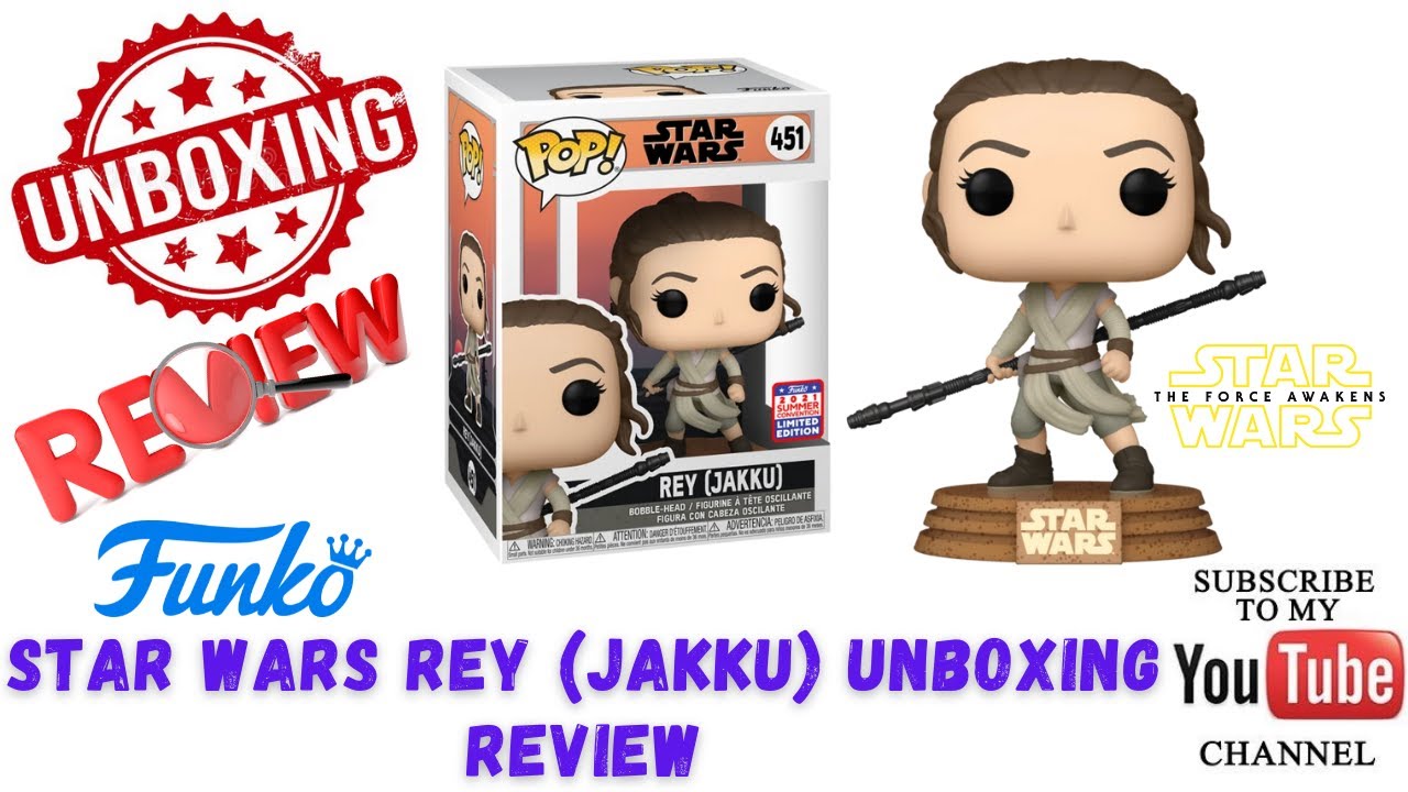 Funko Pop Star Wars Rey (Jakku) Unboxing Review