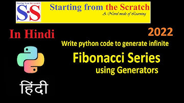 Write a python code to generate infinite Fibonacci series using generator || Python Programming