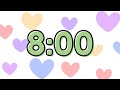 Sprinkle of Hearts 8 Minute Timer 🌸💗 | Soft Vibes, Steady Time
