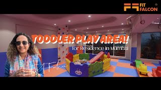 Adorable Toddler Play Area Setup in Mumbai 🧸✨| Fit Falcon Kids Zone Design💡#youtubeindia #fitfalcon screenshot 5