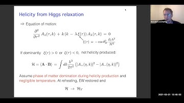Benedict von Harling - Baryogenesis via gauge field production from a relaxing Higgs 3/31/21