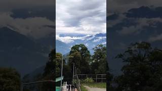 “Not a wallpaper. This is our everyday view at National Institute of Technology Sikkim 🌨️”