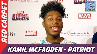 Marvel Rising Red Carpet - Kamil Mcfadden, Voice Of Patriot