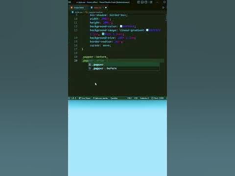 Create a Paper Uisng HTML/CSS Only 😲🔥 - YouTube