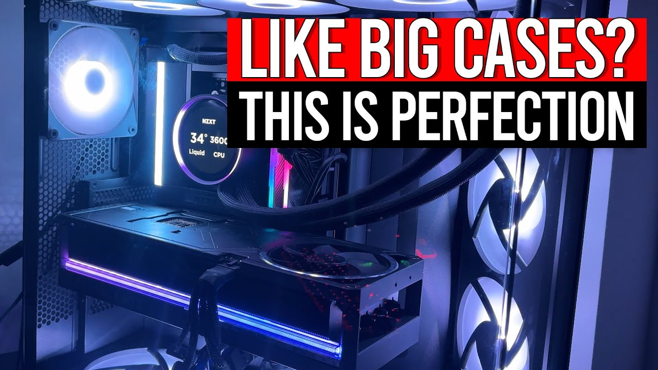 Rgb Flow This PC Case Is MASSIVE! NZXT H9 Flow RGB Flow Plus Review - YouTube