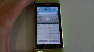 How to use Yr.no - weather forecasts for the Nokia N8 screenshot 4