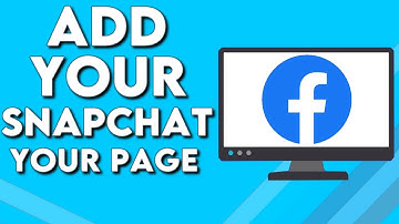 How To Add Your Snapchat Account To Your Facebook Page on PC