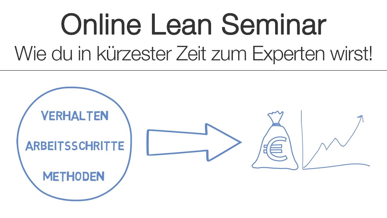 Online Lean Seminar - Wie du in kürzester Zeit zum Experten wirst!