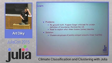 Climate classification and clustering with Julia | Art Diky | JuliaCon 2015