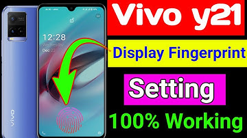 Vivo y21 display Fingerprint setting | Vivo y21 mobile me display Fingerprint lock kaise lagaye