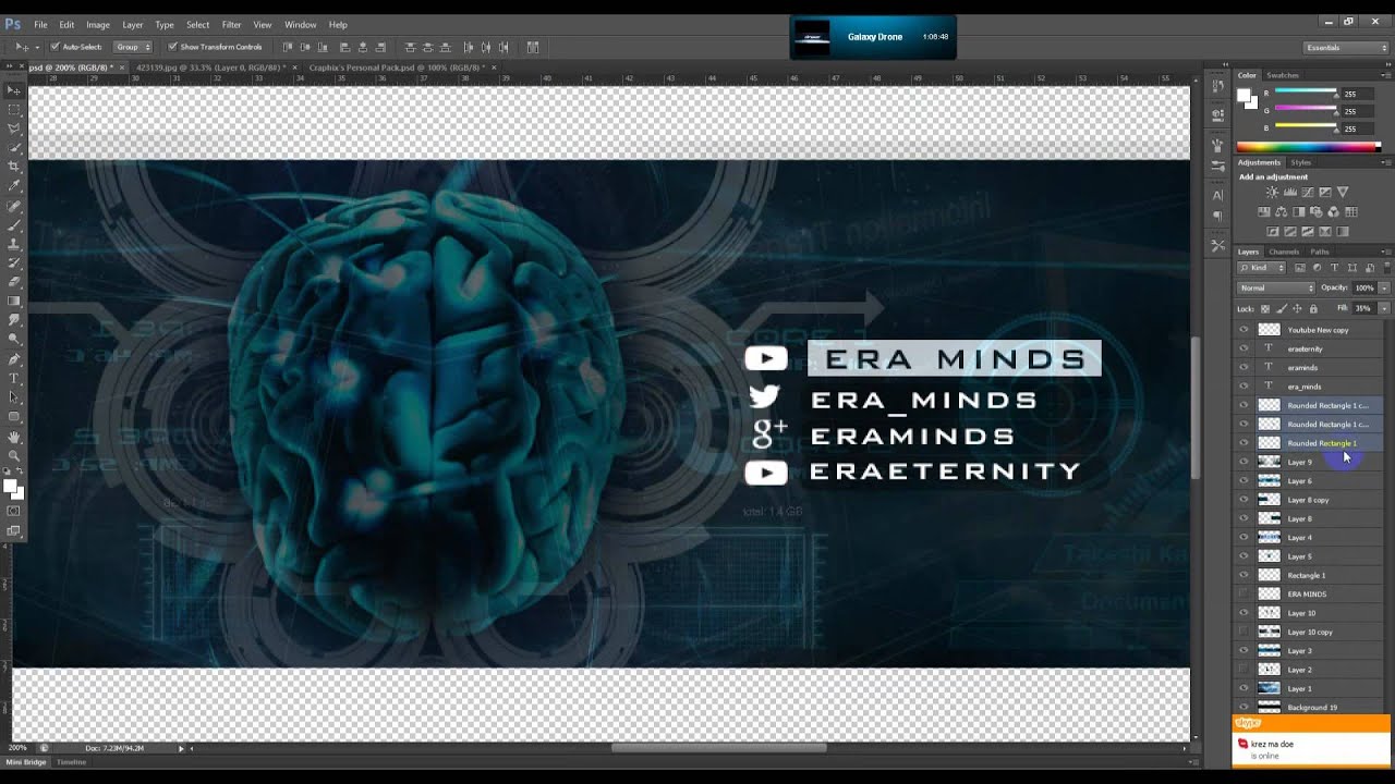 Speedart - "eRa Minds" (Sick Future/Tech Style!) | Craphix