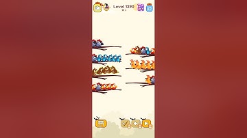 Bird sort calar game leval 1290 #colorgame #games #leveldesign #gameplay #colorconcept #gaming