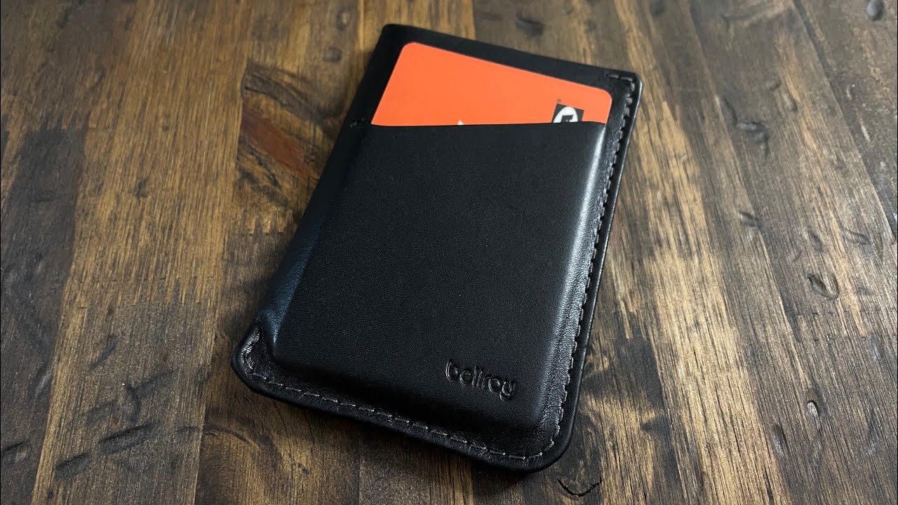 bellroy card sleeve dimensions Amazon.com: Bellroy Card Sleeve (Premium Leather Card Holder or Minimalist  Wallet, Holds 2-8 Cards or Business Cards, Folded Note Storage) main image 1