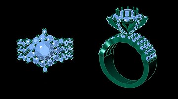 How to design ring update with matrix 8 3d gemvision #099 #umphumrin #jewelrydesign #trending