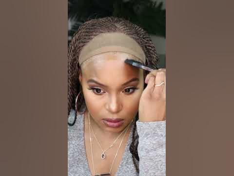  BEST BRAIDED WIG INSTALL! So natural! #wiginstall #wigtutorial #wigs # ...