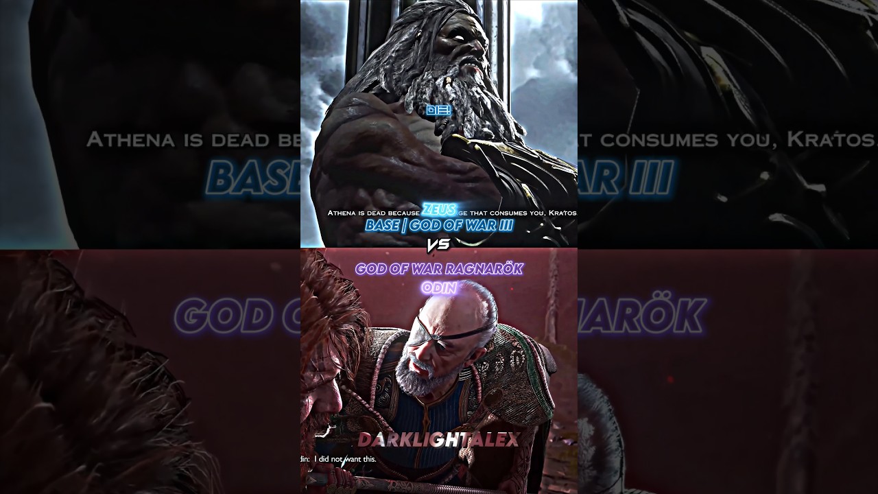 Zeus Vs Odin | #godofwar #shorts