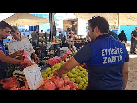 Eyyübiye Zabıta Amirliği Semt Pazarları Denetimi
