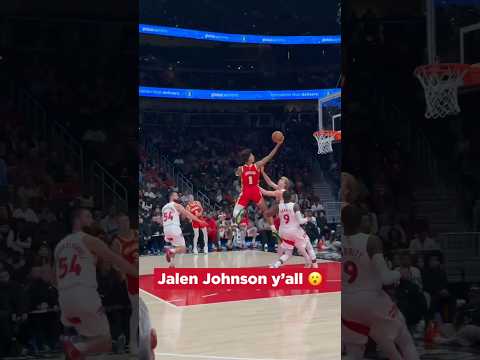 Skill level is through the roof #nba #hawks #jalenjohnson