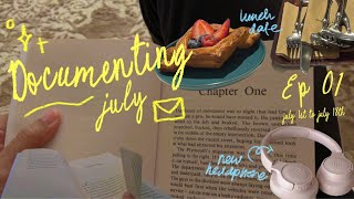 Documenting July Ep. 01 -  creator life, testing new film camera, getting out of reading slump 🍄 screenshot 4