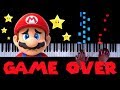 20 classic mario game over themes on piano