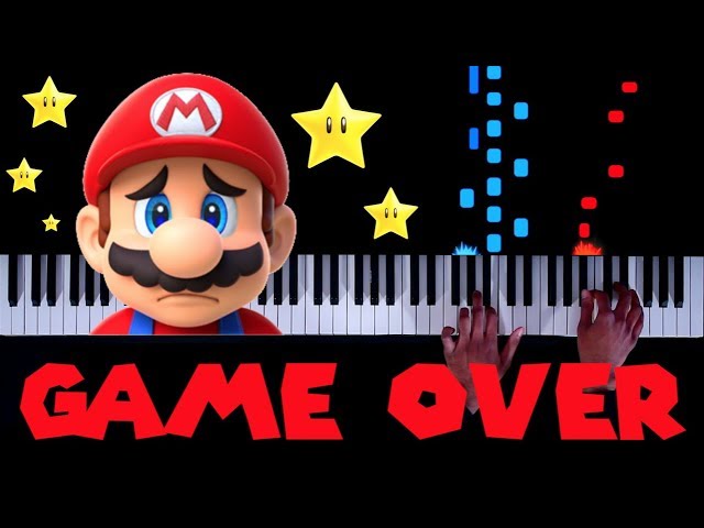 20 CLASSIC Mario Game Over Themes on Piano class=