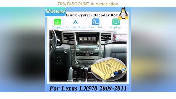 A must-have product! Viknav Linux For Lexus LX570 2009-2011 OEM Car Upgrade Decoder Box Interface
