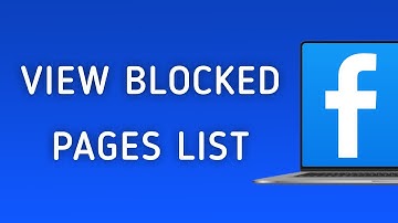How to View Blocked Pages List in Facebook on PC