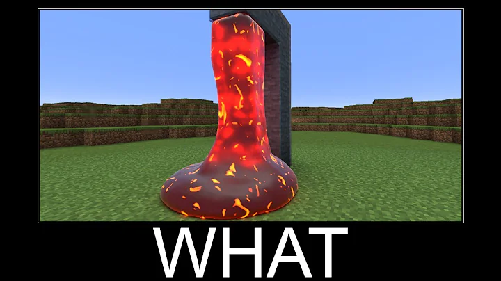 Minecraft wait what meme part 8 realistic minecraft magma