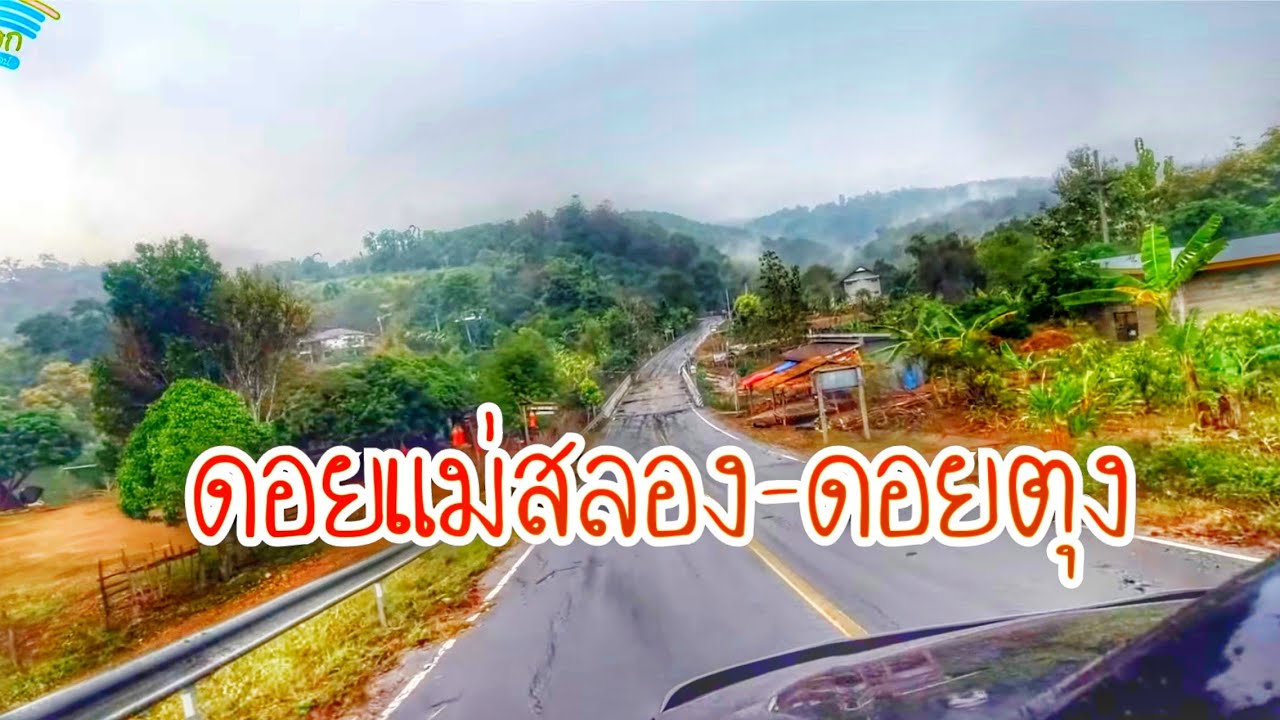 อัพเดทเส้นทางเชื่อมต่อระหว่างดอยแม่สลองไปดอยตุง 2563The route connecting Doi Mae Salong to Doi Tung.