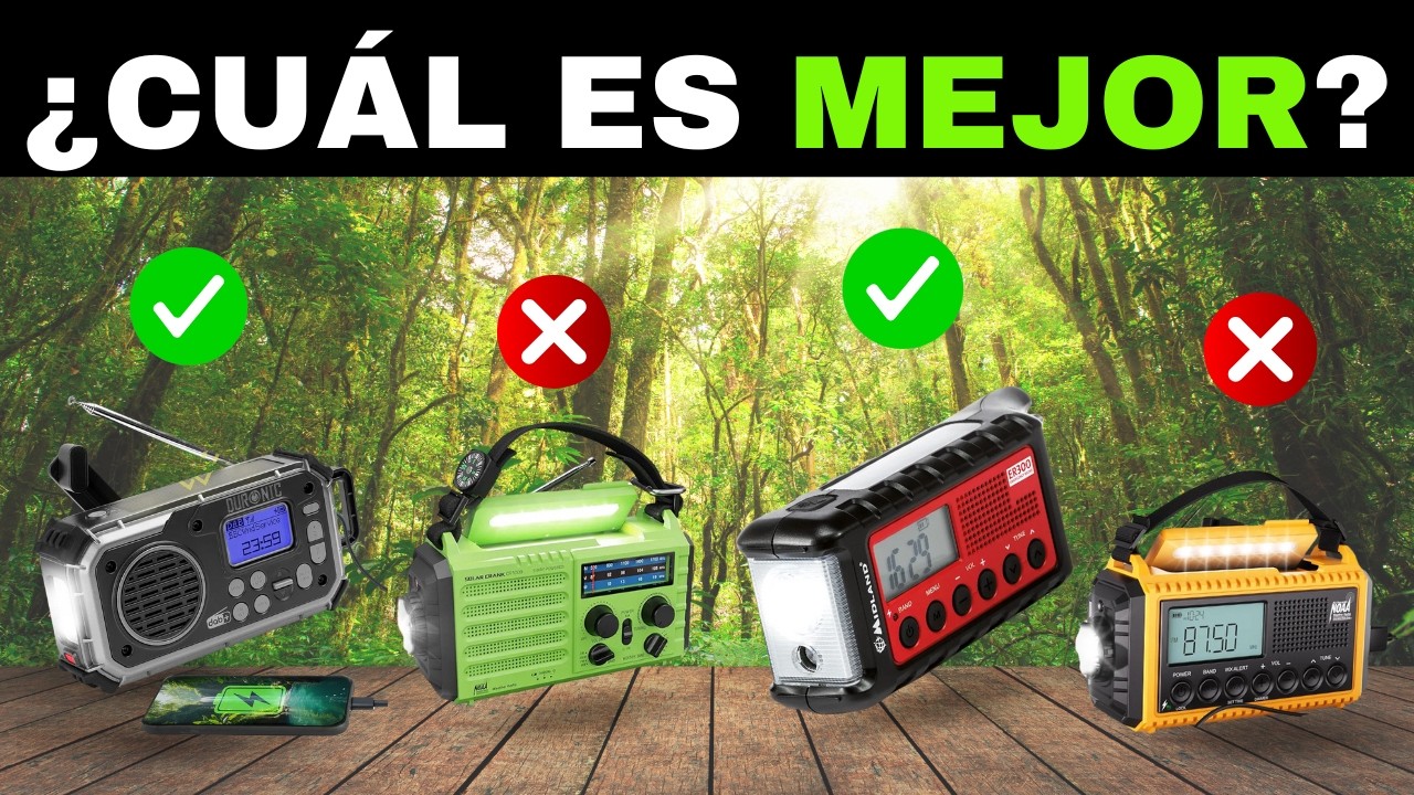 Miniatura de vídeo: 9 mejores radios de emergencia portátiles baratas de Amazon 2026