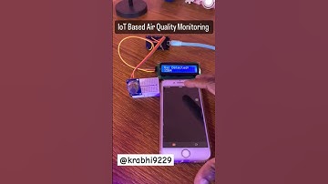 Iot based air quality monitoring with esp32 board using mq2 sensor and lcd display #IoT #esp32