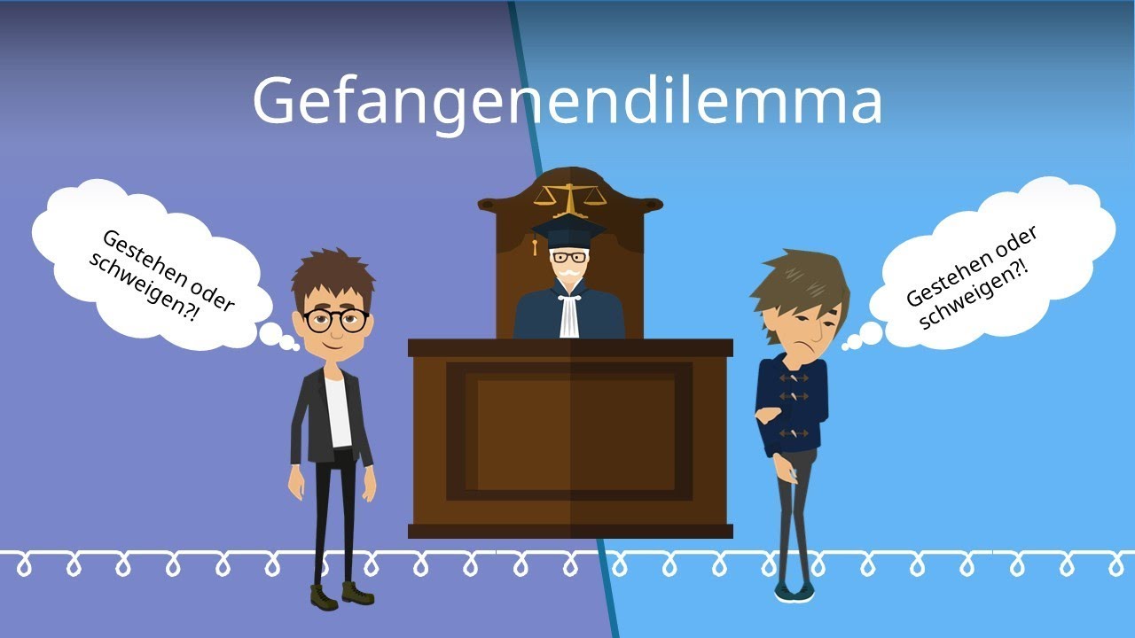 Spieltheorie Das Gefangenendilemma Mit Beispiel Erklart Youtube