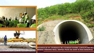 #SEHEMU 7-MAANDALIZI YA KUTANDIKWA RELI HANDAKI NAMBA 2 LA SGR,UJENZI MORO-MAKUTUPORA NI 52%.