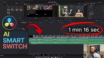 DaVinci Resolve 20: How To Use AI Multicam Smart Switch