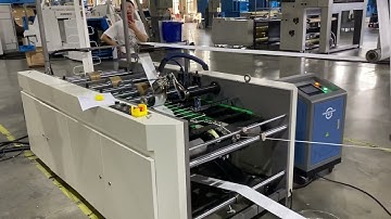 A400 White Kraft Paper Bag Machine With Twisted Handle/150pcs High Speed Running/Square Bottom