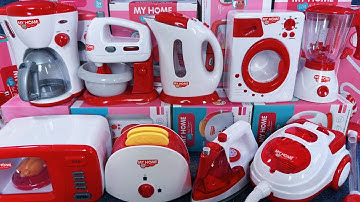 8 Minutes Satisfying with Unboxing Automatic Kitchen Appliance Playset ASMR No Talking｜Review Toys