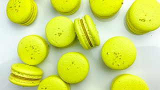 The BEST Pistachio Macarons: Pistachio Shell and Filling Recipe