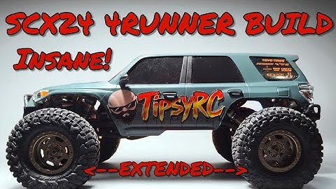 INSANE SCX24 4RUNNER BUILD BREAKDOWN  AND CRAWL CLIPS!