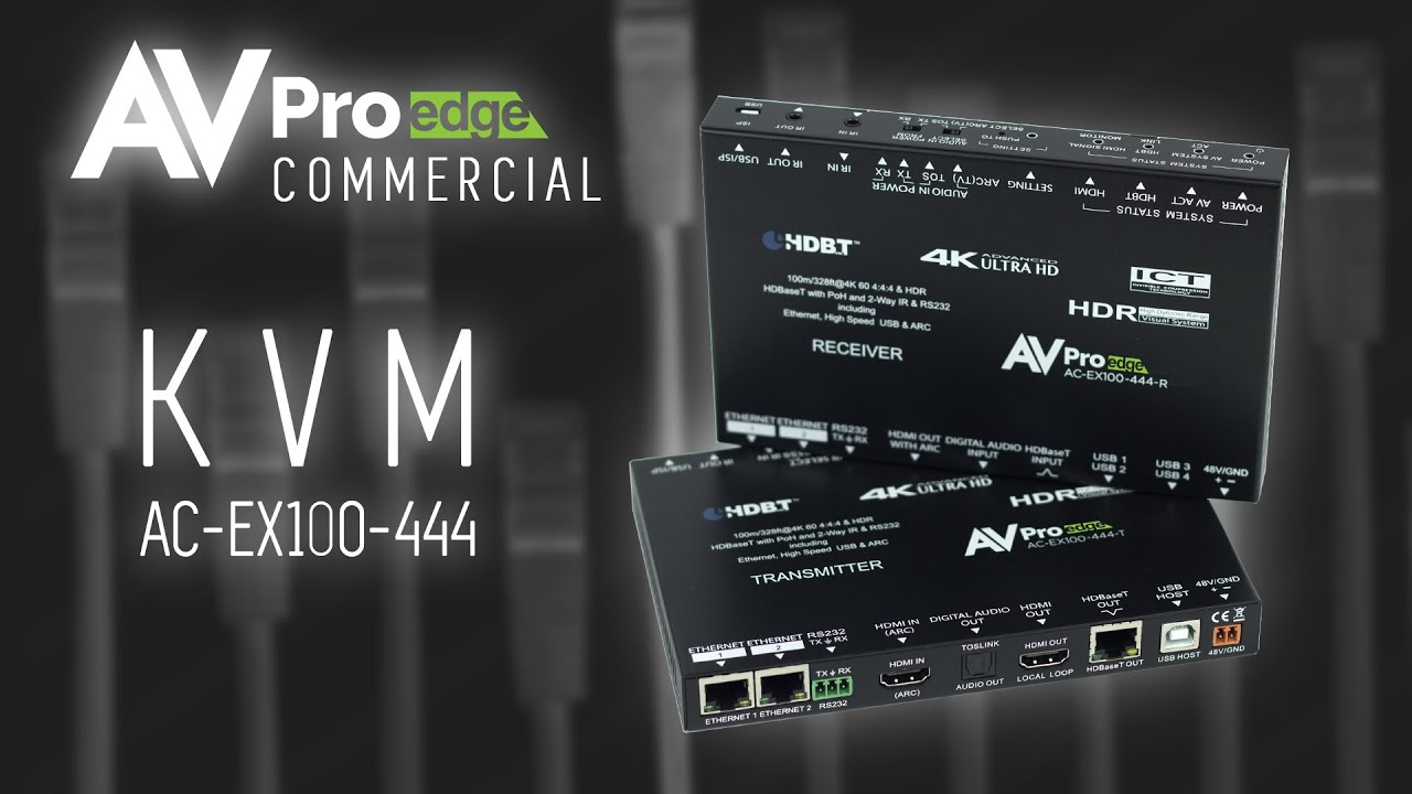 KVM (Keyboard Video Mouse) Extension with AVPro Edge YouTube