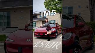 My first ASMR experience with a car MG IM5🚗 #asmr
