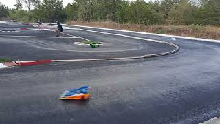 rc nitro car racing at N-control rc track, Dale, tx, usa.
