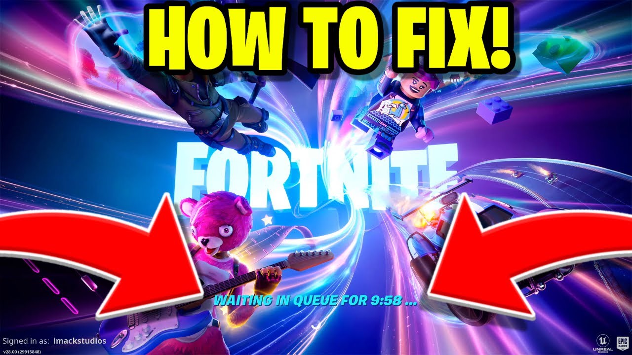 How To Fix Waiting In Queue Fortnite How to Fix Waiting in Queue Issue When Trying to Log into Fortnite