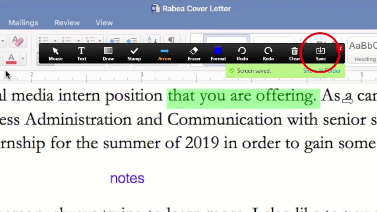 Annotate your paper with Zoom Illinois College Students YouTube