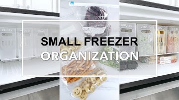 SMALL FREEZER ORGANIZATION: tips and tricks to clean, declutter and organize your small freezer