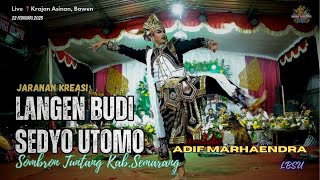 JOSS!! Jaranan Kreasi LANGEN BUDI SEDYO UTOMO (LBSU) Sombron - Live Asinan Bawen (22/02/2025)