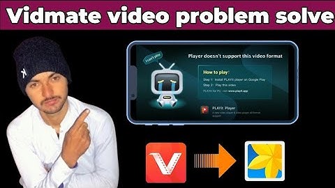 Play Vidmate Videos WITHOUT Playit | How to Play Vidmate Videos Without playit