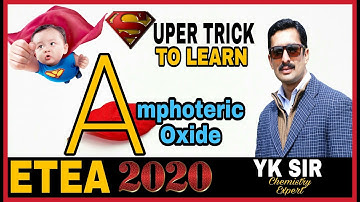 Trick for Amphoteric oxide//ETEA part 138