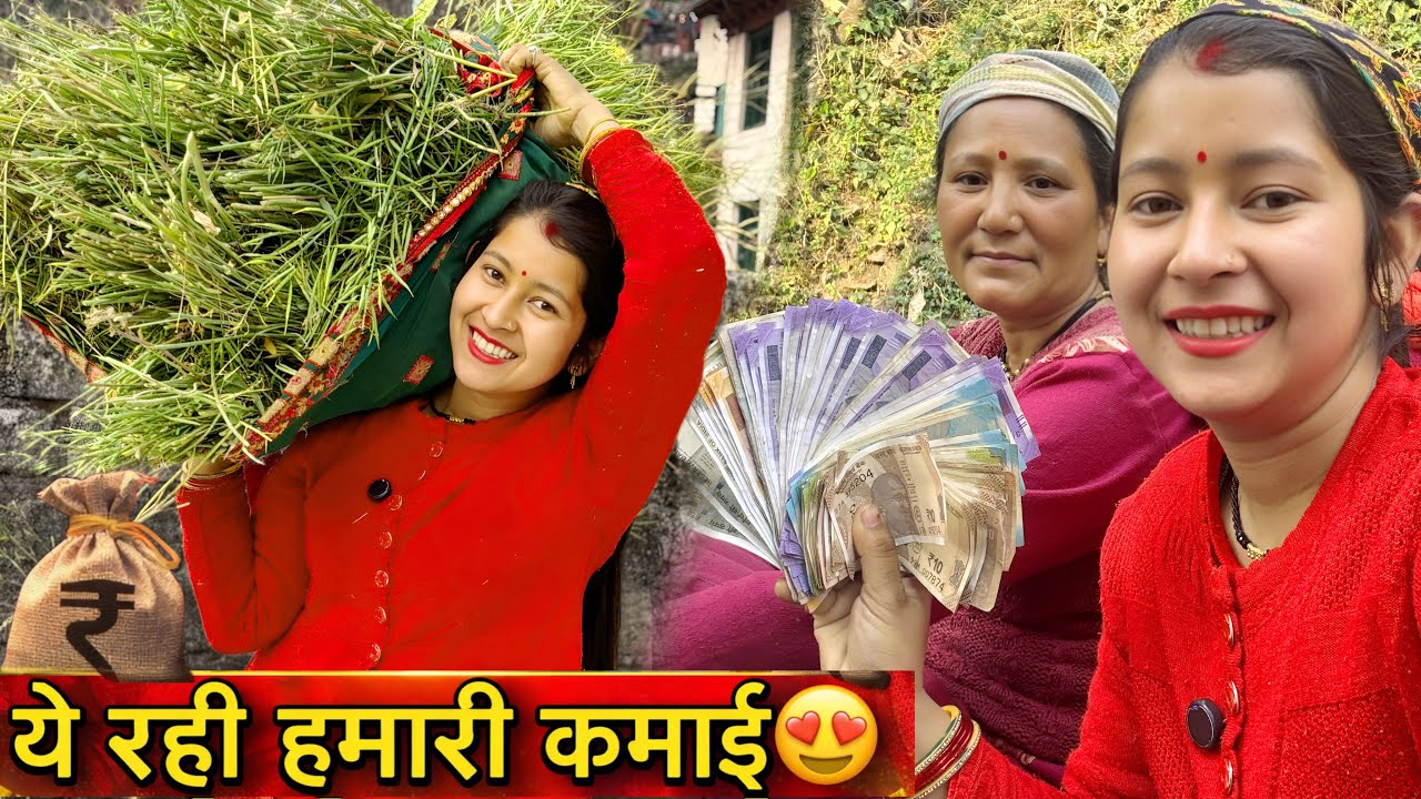 Finally आज हमारी कमाई Reveal कर दी 😍 | देखो कितना पैसा मिला || Hinuvlogs || Daily Vlog || Pahadi || 