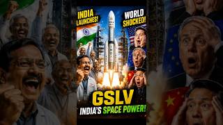 😱 World Shocked! India's GSLV Rocket Power Explained 🚀🇮🇳 #ISRO #Shorts
