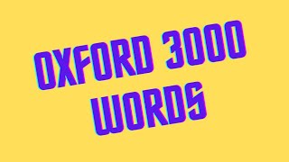 Oxford 3000 english words list | Learn english vocabulary while sleeping screenshot 4